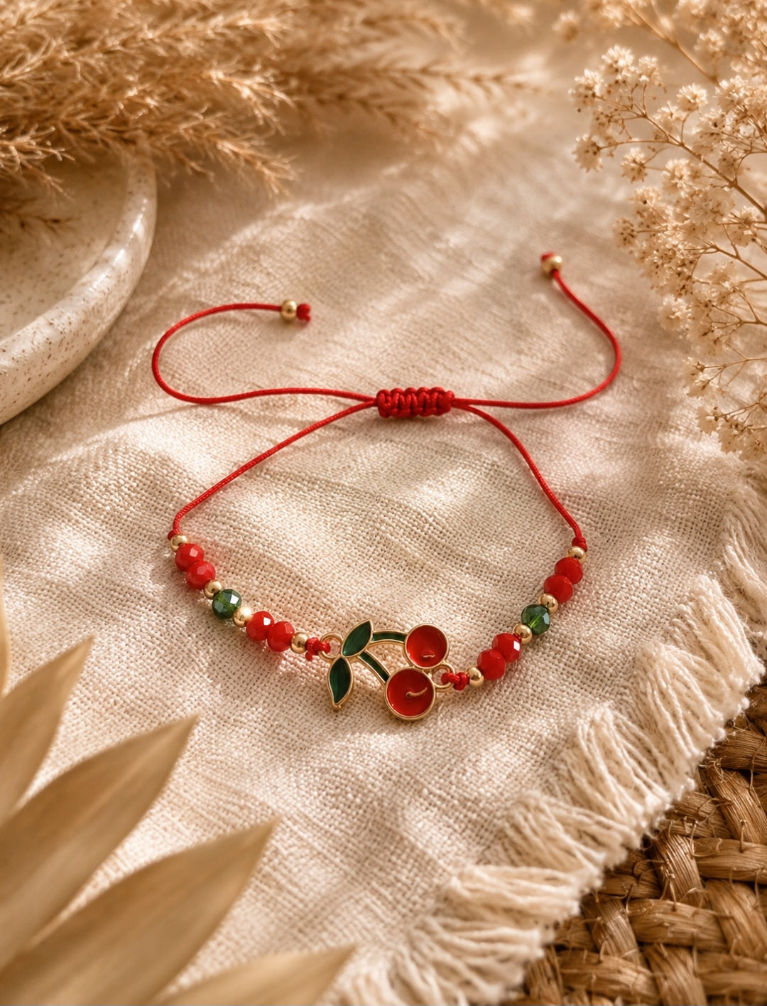 Bracelet cerises – gourmandise & bonne humeur 🍒