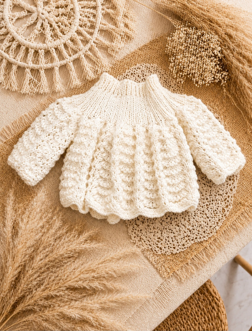 Brassière tricoté main – Fait main🤍🧶