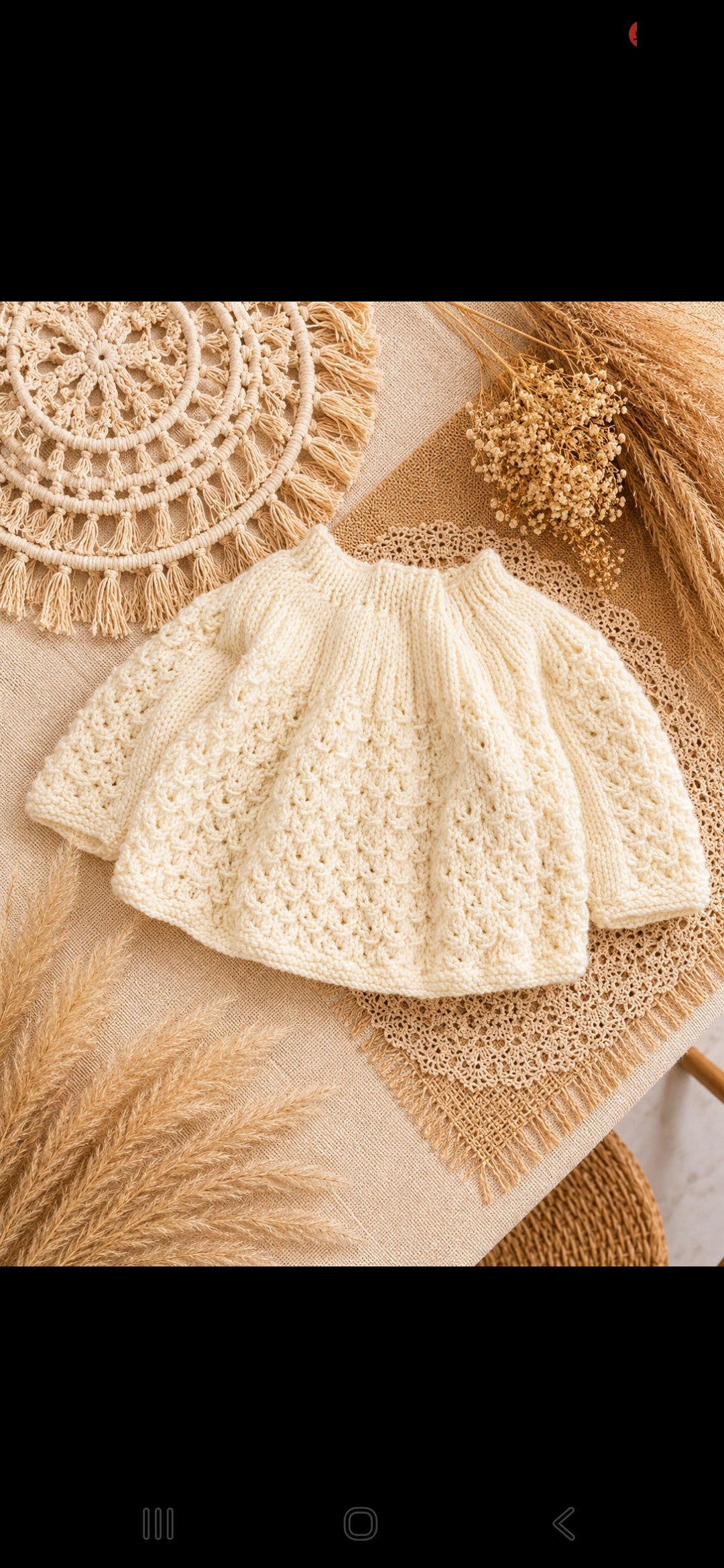 Brassière tricoté main – Fait main🤍🧶