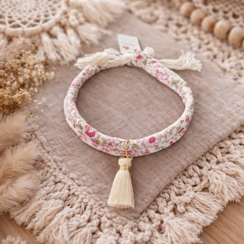 Bracelet liberty rose - Fait main (créatrice)