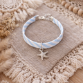 Bracelet tissu étoile de mer – Fait main