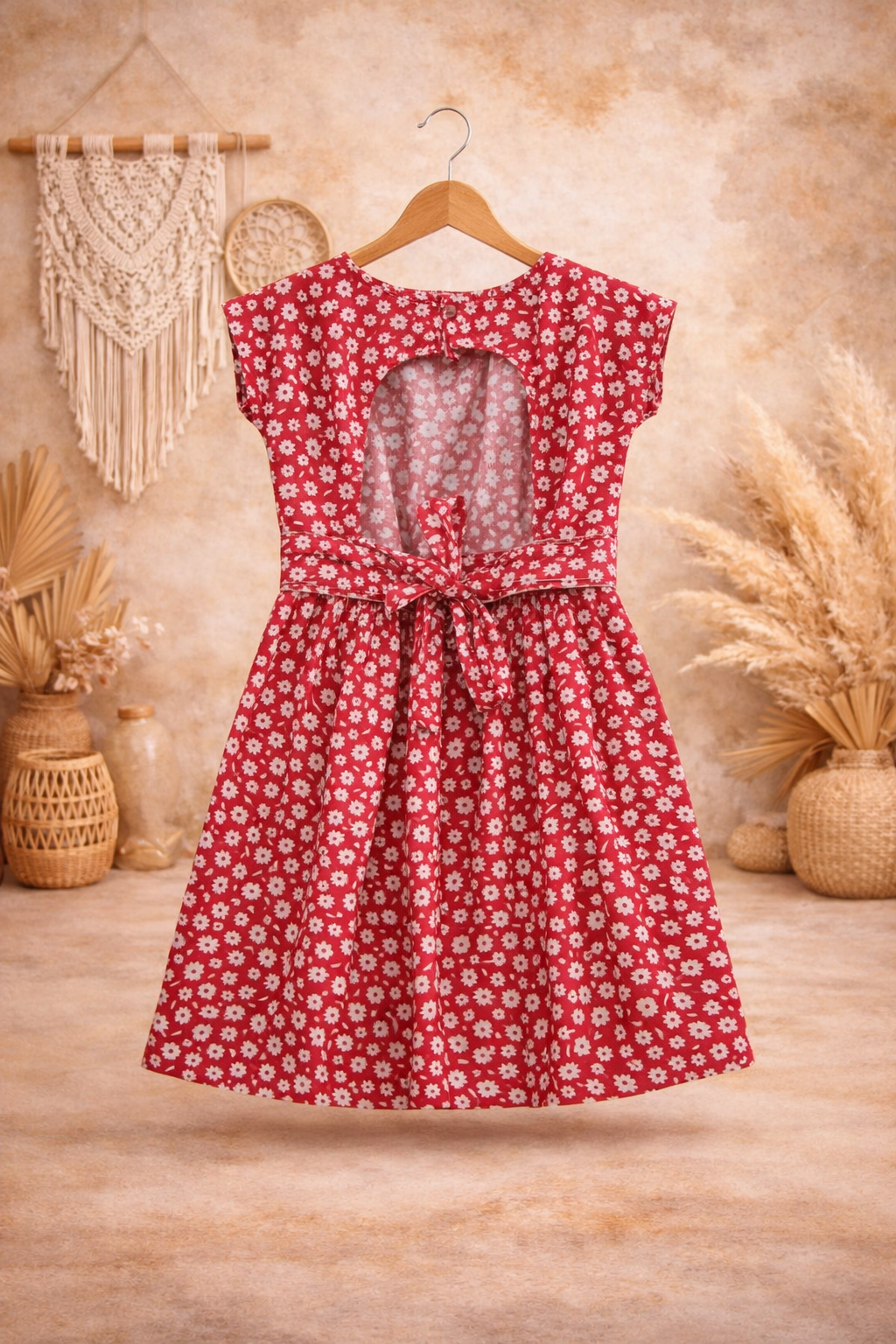 🩷 Robe Enfant - Motifs Fleuris