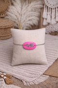 Bracelet “Mum” en pâte Fimo - Fait main
