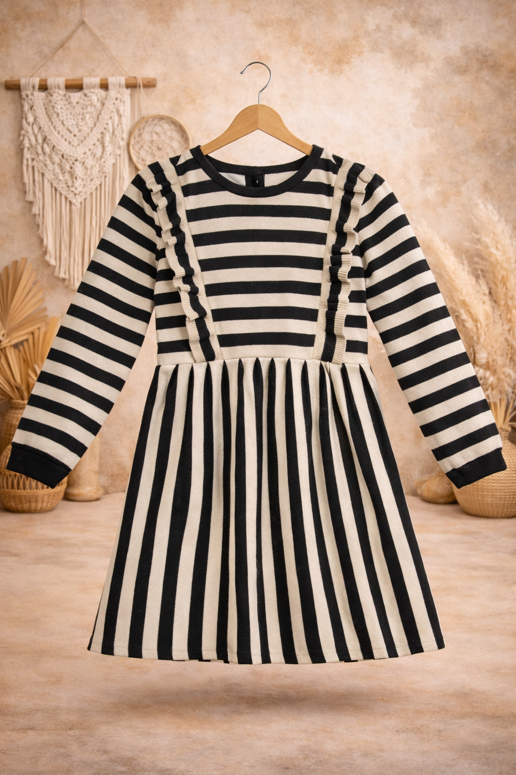 🩷 Robe Enfant - Manches longues