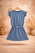 🩷 Robe Enfant - Pois Dorés