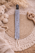 Attache tétine en tissu – Motif étoiles