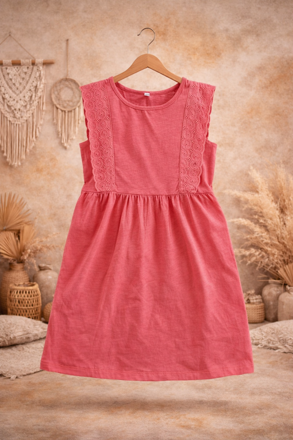 🩷 Robe Enfant -  Broderies anglaises
